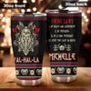 Personalized Viking Law Metal Berserker Warrior Stainless Steel - General Tumbler view #4