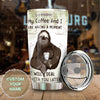 Camellia Personalized Sloth Coffee And I Are Having Moment Stainless Steel Tumbler - Double-Walled Insulation Coffee Thermal Cup With Lid Gift For Sloth Animal Lover