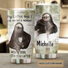 Camellia Personalized Sloth Coffee And I Are Having Moment Stainless Steel Tumbler - Double-Walled Insulation Coffee Thermal Cup With Lid Gift For Sloth Animal Lover