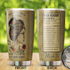 Camellia Personalized Girl Get More Books Stainless Steel Tumbler - Double-Walled Insulation Thermal Cup With Lid Gift For Nerd Reader Book Lover