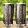 Personalized Billiards Balls Wooden Style Stainless Steel - General Tumbler view #7