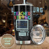 Personalized Teacher Strong No Matter Distance Pandemic - General Tumbler view #6