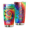 Camellia Personalized Hippie Black Sheep I'm The Tye-dyed One Stainless Steel Tumbler - Double-Walled Insulation Travel Thermal Cup With Lid For Hipster