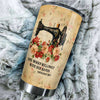 Personalized She Works Willingly Sewist Nutrition Facts Sewing - durable hot & cold beverage tumbler view #3