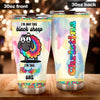 Camellia Personalized Black Sheep I'm The Tye-dyed One Stainless Steel Tumbler - Double-Walled Insulation Travel Thermal Cup With Lid For Hippie Hipster