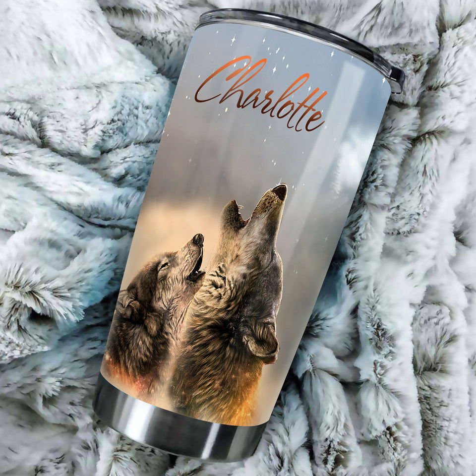 Personalized Daughter Believe in Yourself Motivational Quote - durable hot & cold beverage tumbler view #3