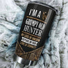 Camellia Personalized Deer Hunting Grumpy Old Hunter Level Of Sarcasm Stainless Steel Tumbler - Double-Walled Insulation Thermal Cup With Lid Gift For Hunting Lover Hunter