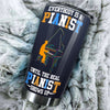 Camellia Personalized Everybody Is A Pianist Until Colorful Retro Stainless Steel Tumbler - Double-Walled Insulation Thermal Cup With Lid Gift For Pianist Musician