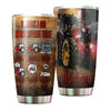 Camellia Personalized Red Tractor Things I Do In My Spare Time Farming Stainless Steel Tumbler - Double-Walled Insulation Travel Thermal Cup With Lid Gift For Farm Tractor Lover