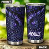 Camellia Personalized Metal Viking Warrior Dragon Graphic Stainless Steel Tumbler - Double-Walled Insulation Thermal Cup With Lid Gift For Viking Lover