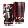 Personalized Not Your Baby Devil Girl Worship Myself Witch Magic - General insulated stainless steel tumbler drinkware preview