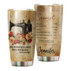 Personalized She Works Willingly Sewist Nutrition Facts Sewing - General insulated stainless steel tumbler drinkware preview