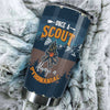 Personalized Once a Scout Always Pyromaniac Campfire Stainless - durable hot & cold beverage tumbler view #3