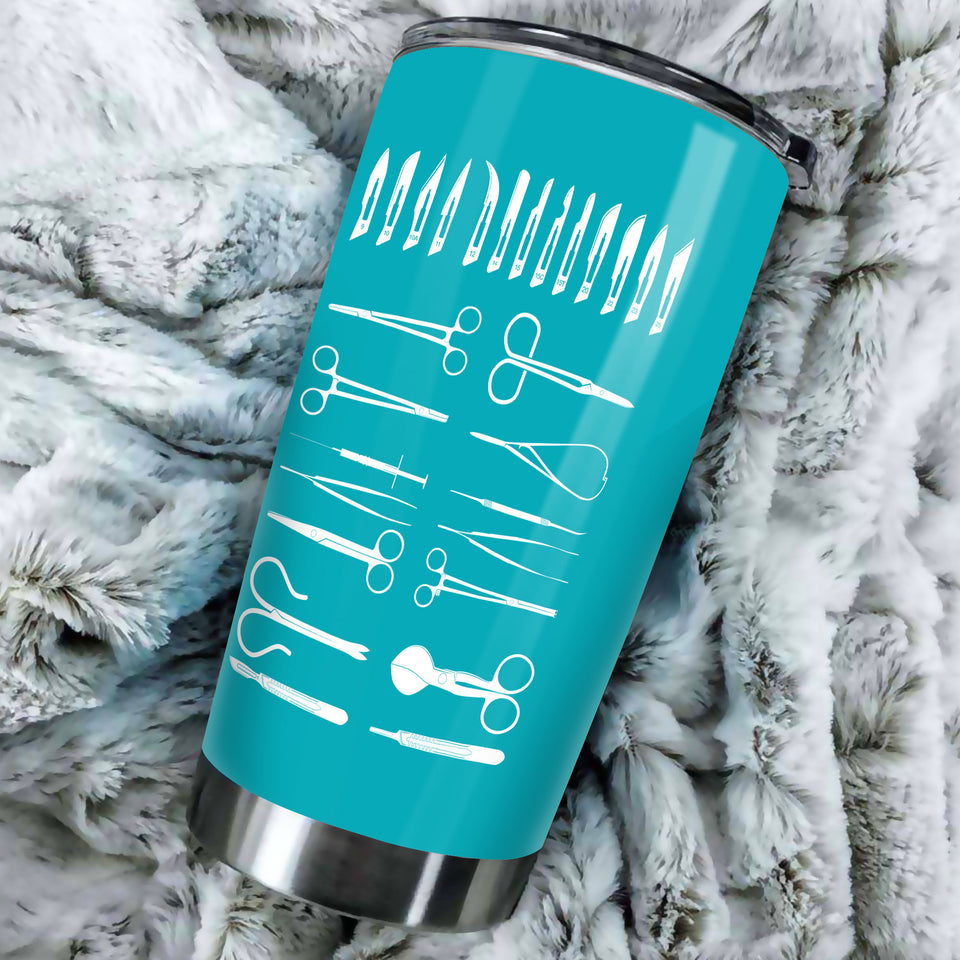 Camellia Personalized Scissors Hairstylist Hairdresser Stainless Steel Tumbler - Double-Walled Insulation Travel Thermal Cup With Lid Gift For Hairstylist Birthday