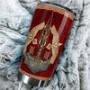 Camellia Personalized Ancient Egypt Pharaoh Metal Style Stainless Steel Tumbler - Double-Walled Insulation Thermal Cup With Lid Gift For Birthday