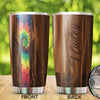 Personalized Hippie Fringe Tie Dye Stainless Steel Tumbler - General Tumbler view #7