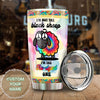 Camellia Personalized Black Sheep I'm The Tye-dyed One Stainless Steel Tumbler - Double-Walled Insulation Travel Thermal Cup With Lid For Hippie Hipster