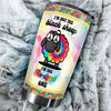 Camellia Personalized Black Sheep I'm The Tye-dyed One Stainless Steel Tumbler - Double-Walled Insulation Travel Thermal Cup With Lid For Hippie Hipster