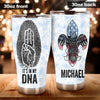 Camellia Personalized It's In My DNA Fingerprint Eagle American Boy Scouts Stainless Steel Tumbler - Double-Walled Insulation Travel Thermal Cup With Lid Gift For Boy Scouts
