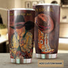 Camellia Personalized Cowboy God Says You Are Beautiful Smart Stainless Steel Tumbler - Double-Walled Insulation Thermal Cup With Lid Gift For Teenager Hipster