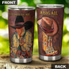 Camellia Personalized Cowboy God Says You Are Beautiful Smart Stainless Steel Tumbler - Double-Walled Insulation Thermal Cup With Lid Gift For Teenager Hipster