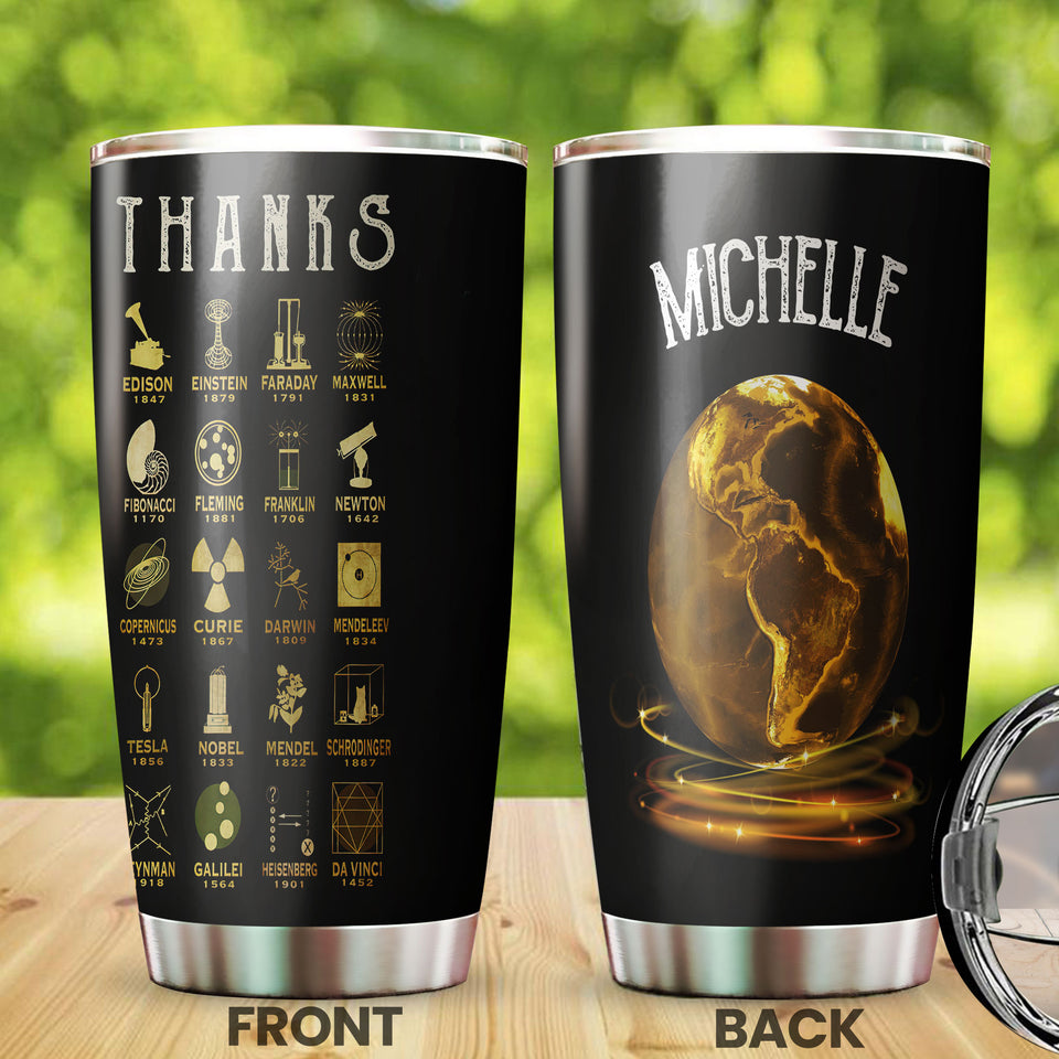 Personalized Thanks Science Innovations Scientists Stainless - General Tumbler view #7