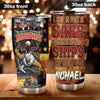 Camellia Personalized United States Navy Marines Ships Stainless Steel Tumbler - Customized Double-Walled Insulation Travel Thermal Cup With Lid Gift For Soldier Veteran