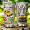 Personalized Taxi Driver My Customer is Calling Vintage - General Tumbler view #5