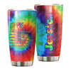 Personalized Colorful Hippie Definition Free Spirit Peace Lover - General insulated stainless steel tumbler drinkware preview