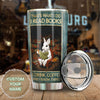 Camellia Personalized Rabbit Bunny That's What I Do Read Books Drink Coffee Stainless Steel Tumbler - Double-Walled Insulation Thermal Cup With Lid Gift For Nerd Coffee Lover