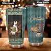 Camellia Personalized Rabbit Bunny That's What I Do Read Books Drink Coffee Stainless Steel Tumbler - Double-Walled Insulation Thermal Cup With Lid Gift For Nerd Coffee Lover
