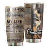 Personalized German Sherpherd I Am Your Friend Partner Graphics - General insulated stainless steel tumbler drinkware preview