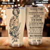 Camellia Personalized Mom To My Son Loving Letters Stainless Steel Tumbler - Double-Walled Insulation Travel Thermal Cup With Lid Mom Gift For Boy Baby Son