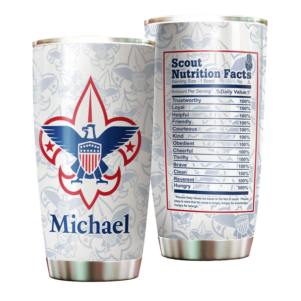 Personalized Eagle Boy Scouts of American Graphics Stainless - Wildlife & Nature insulated stainless steel tumbler drinkware preview