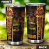 Camellia Personalized Firefighter Fire Honor Rescue Courage Graphics Stainless Steel Tumbler - Double-Walled Insulation Travel Thermal Cup With Lid Gift For Firemen Volunteer