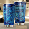 Camellia Personalized Turtle Come Out Of The Shell Stainless Steel Tumbler - Double-Walled Insulation Travel Thermal Cup With Lid Gift For Scuba Diver Surfing