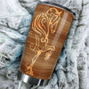 Camellia Personalized A Girl Who Loves Horses Stainless Steel Tumbler - Double-Walled Insulation Thermal Cup With Lid Gift For Horse Lover