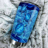 Camellia Personalized Turtle Come Out Of The Shell Stainless Steel Tumbler - Double-Walled Insulation Travel Thermal Cup With Lid Gift For Scuba Diver Surfing