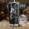 Personalized 3D Native American Gothic Skull Stainless Steel - General Tumbler view #4