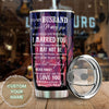 Personalized to My Husband Loving Letters Stainless Steel - General Tumbler view #6