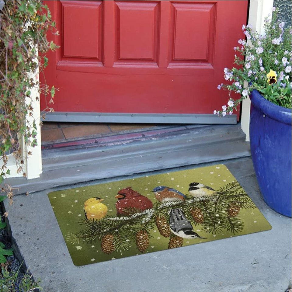 Winter Cardinal Bird With Friends Indoor and Outdoor Indoor