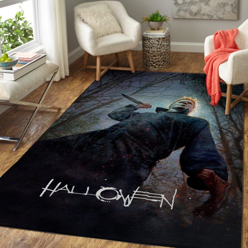 Michael Myers Halloween Living Room Rug Carpet