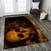 Halloween Skull Carpet Living Room Rugs - General soft non-slip area rug for living room & home decor