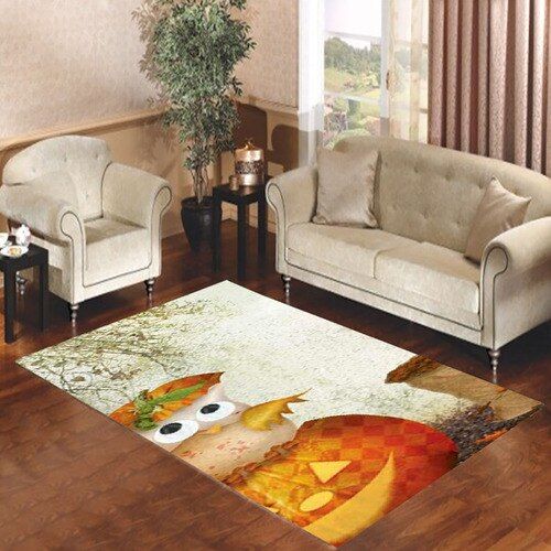 Halloween Owls Living Room Area Carpet Rugs - General soft non-slip area rug for living room & home decor