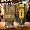 Camellia Personalized Firefighter Clothing Cover Stainless Steel Tumbler-Double-Walled Insulation Gift For Firefighter Fireman 01
