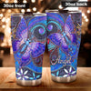Camellia Personalized Butterfly  Ceramics Style Stainless Steel Tumbler - Double-Walled Insulation Vacumm Flask - For Thanksgiving, Memorial Day, Christians, Christmas Gift
