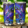 Camellia Personalized Butterfly  Ceramics Style Stainless Steel Tumbler - Double-Walled Insulation Vacumm Flask - For Thanksgiving, Memorial Day, Christians, Christmas Gift
