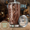 Camellia Personalized Horse Stainless Steel Tumbler - Double-Walled Insulation Vacumm Flask - Gift For Horse Lovers, Cowgirls, Cowboys, Perfect Christmas, Thanksgiving Gift 06