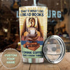 Camellia Personalized Dragon Thats What I Do I Read Books I Drink Coffee And I Know Things Stainless Steel Tumbler - Customized Double-Walled Insulation Travel Thermal Cup With Lid Gift For Book Coffee Lover