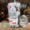 Camellia Personalized Christmas A Silent Night Star Above A Blessed Gift Of Hope And Love Stainless Steel Tumbler - Customized Double-Walled Insulation Travel Thermal Cup With Lid